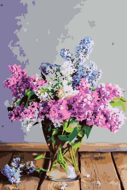 Paint by Numbers - Syrener i en vase