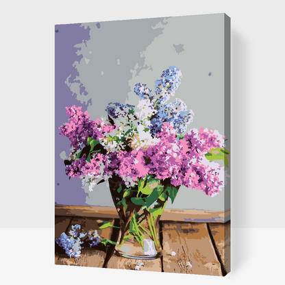 Paint by Numbers - Syrener i en vase