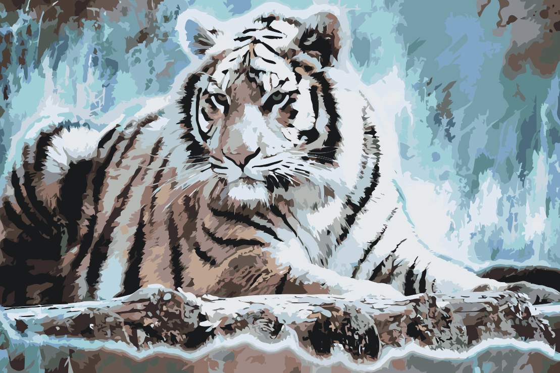 Paint by Numbers - Bengal Tiger