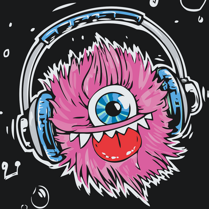 Paint by Numbers - Pink Monster
