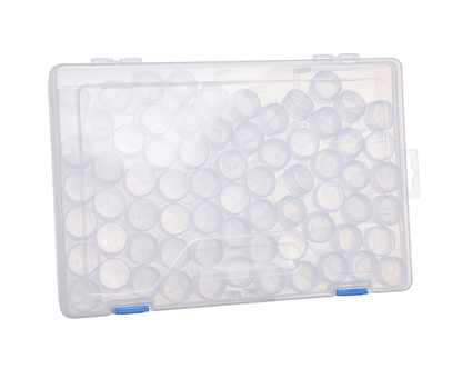 Hobby Tilbehør - Organisator til diamanter - 80 flasker