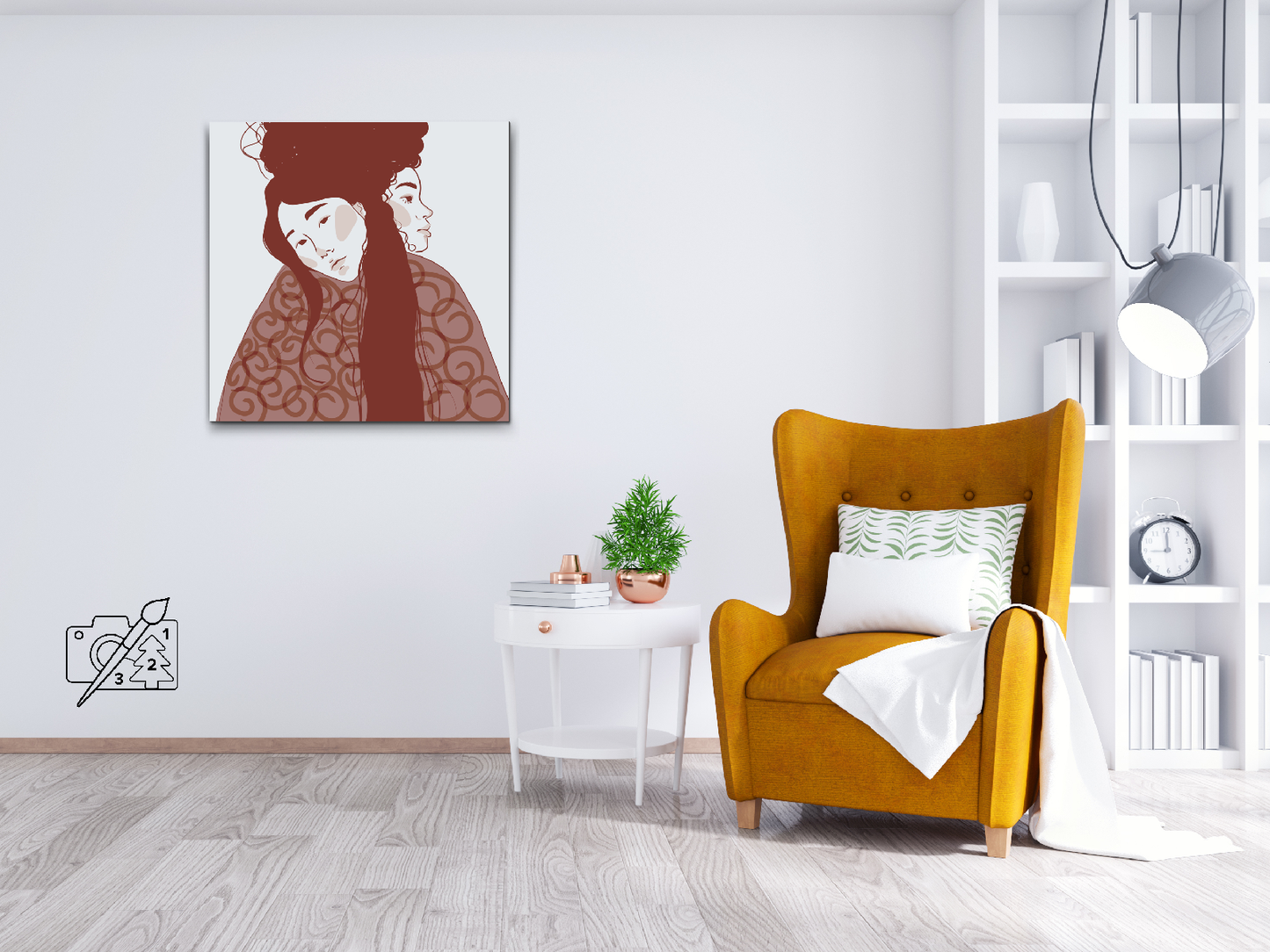 Paint by Numbers - Kvinde med to ansigter