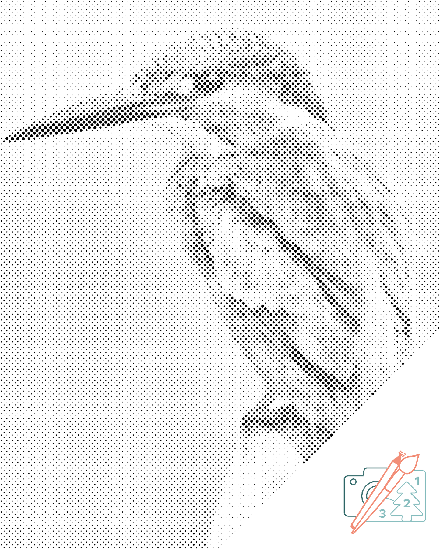 Mal-med-prikker -  Isfugl