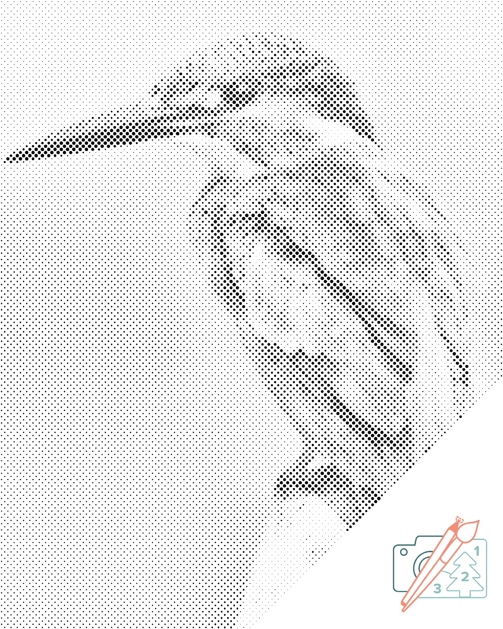 Mal-med-prikker -  Isfugl