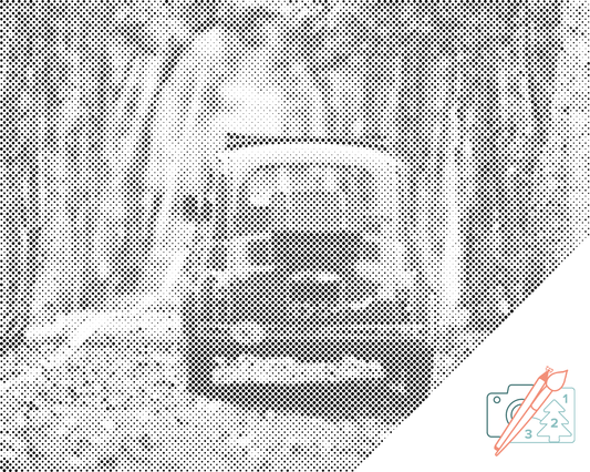 Mal-med-prikker -  Fiat 500
