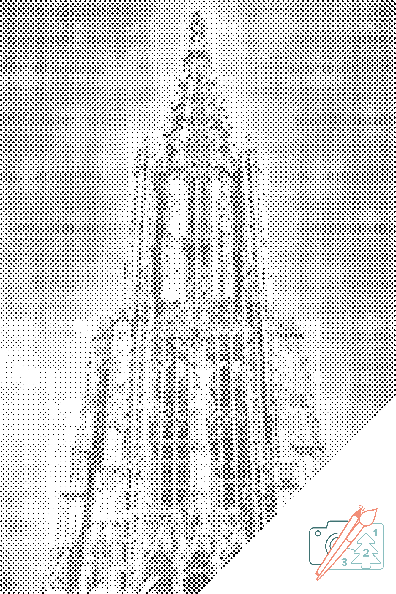 Mal-med-prikker -  Ulm, Tyskland