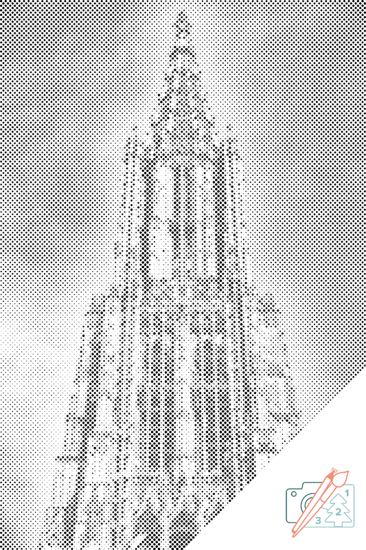 Mal-med-prikker -  Ulm, Tyskland