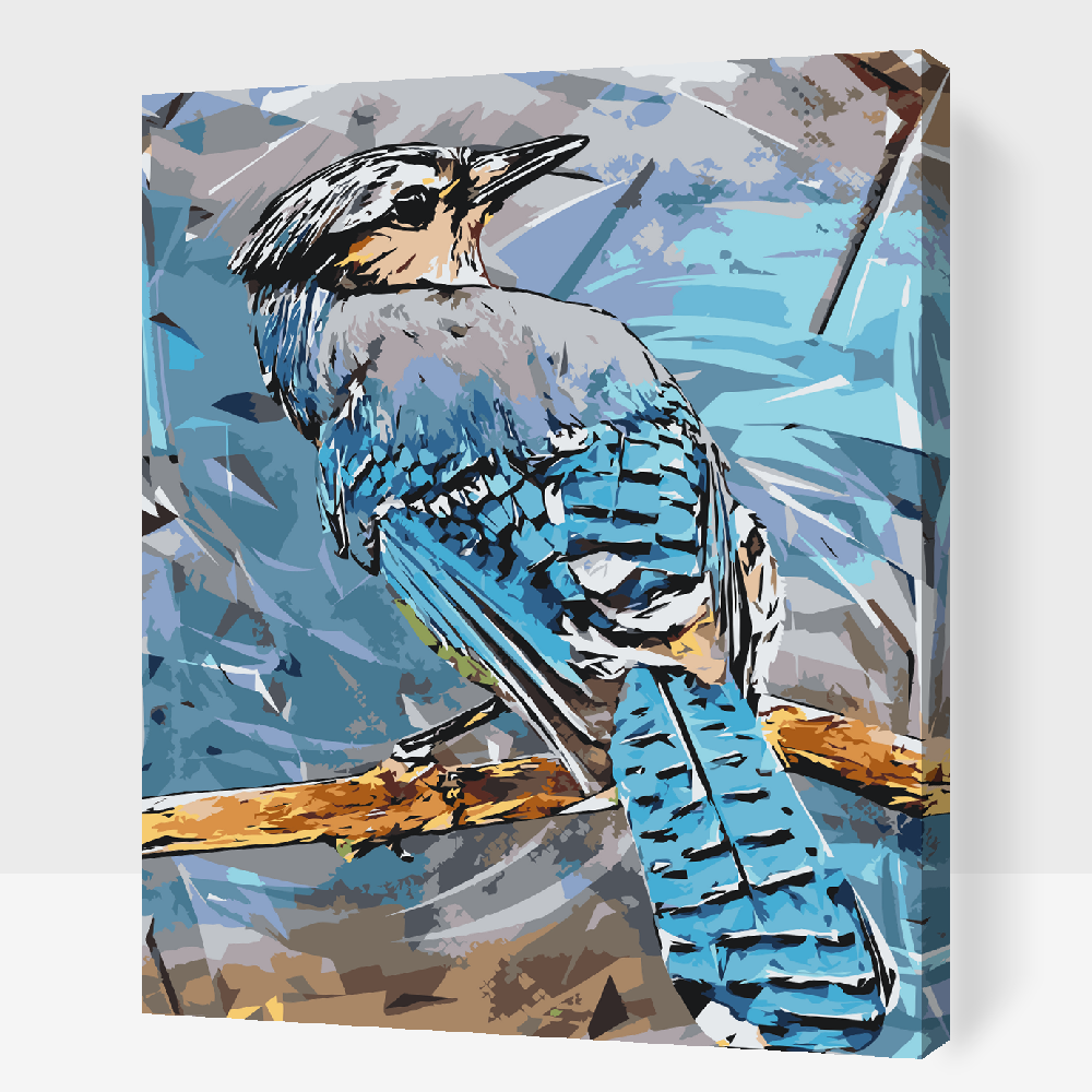 Paint by Numbers - Fugl Blåskade