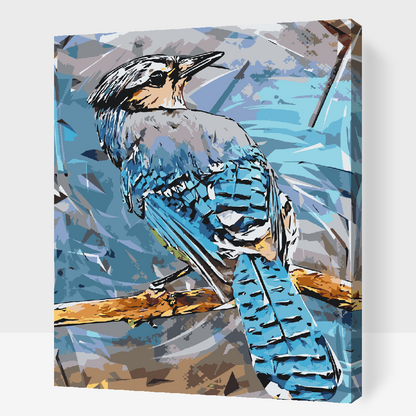 Paint by Numbers - Fugl Blåskade