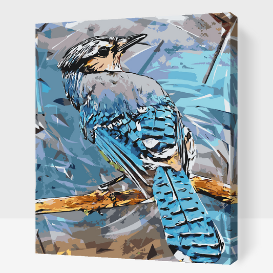 Paint by Numbers - Fugl Blåskade