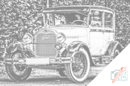 Mal-med-prikker -  Veteran Ford