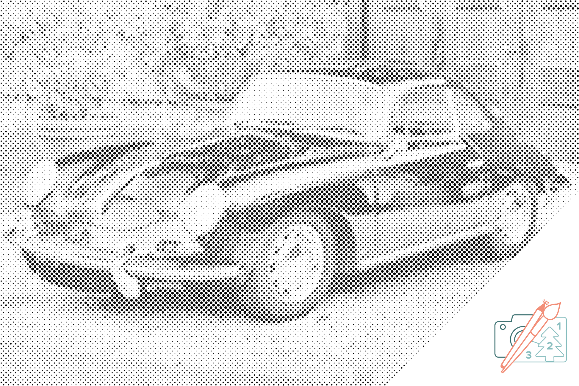 Mal-med-prikker -  Gamle Porsche