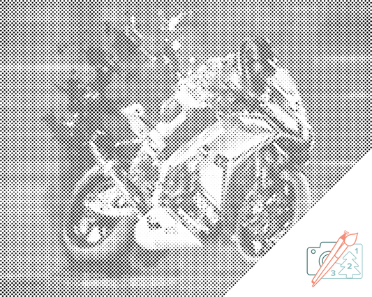 Mal-med-prikker -  Motorcykelpassion
