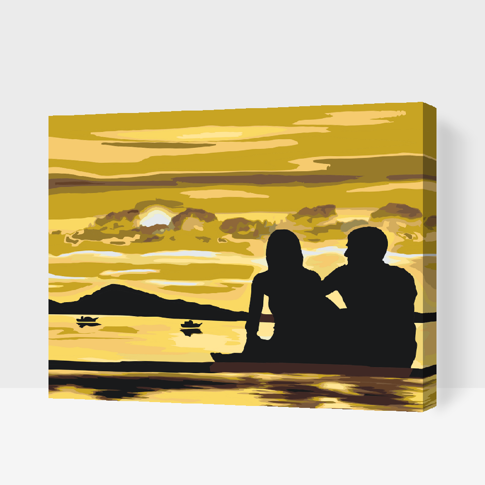 Paint by Numbers - Par ved solnedgang 2