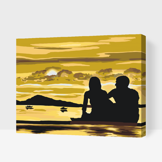 Paint by Numbers - Par ved solnedgang 2