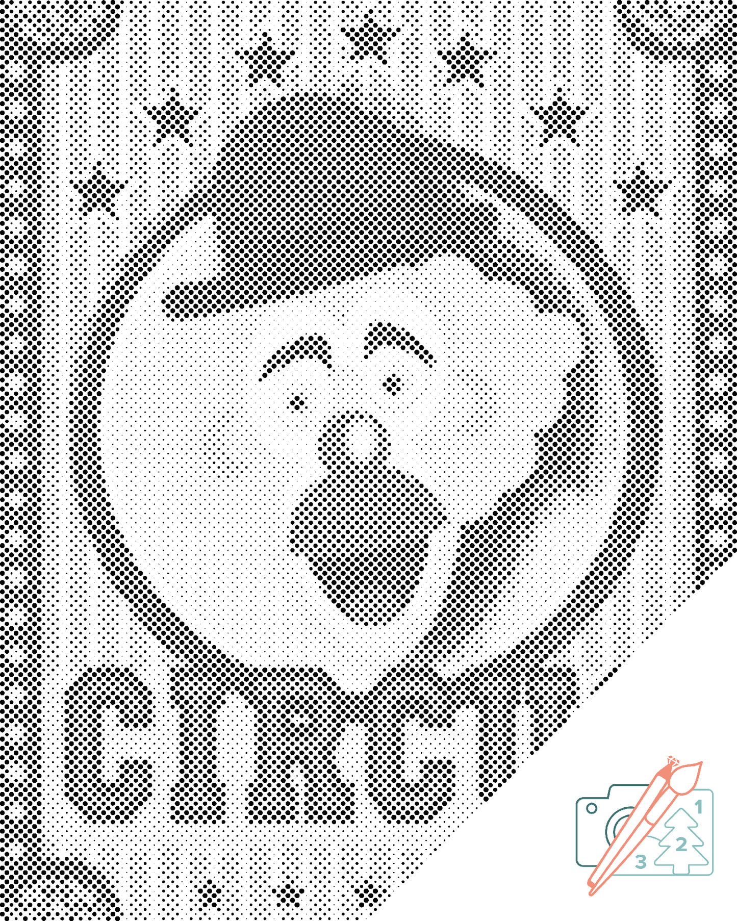Mal-med-prikker -  Cirkus