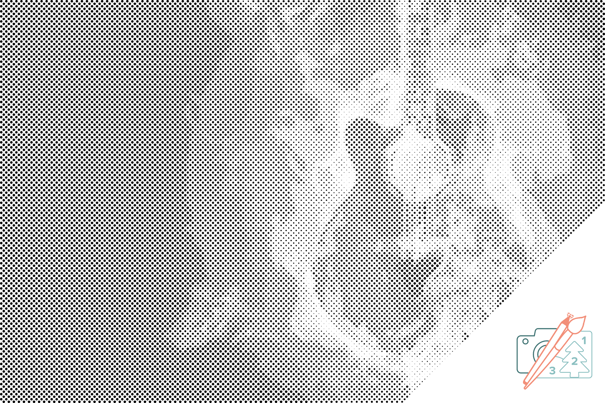 Mal-med-prikker -  Burning Guitar