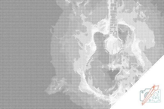 Mal-med-prikker -  Burning Guitar