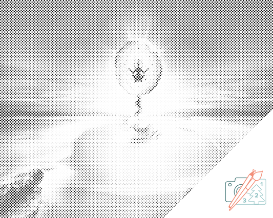 Mal-med-prikker -  Meditation