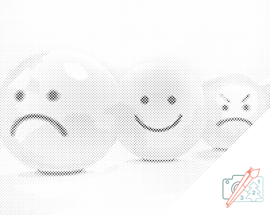 Mal-med-prikker -  Emoticon