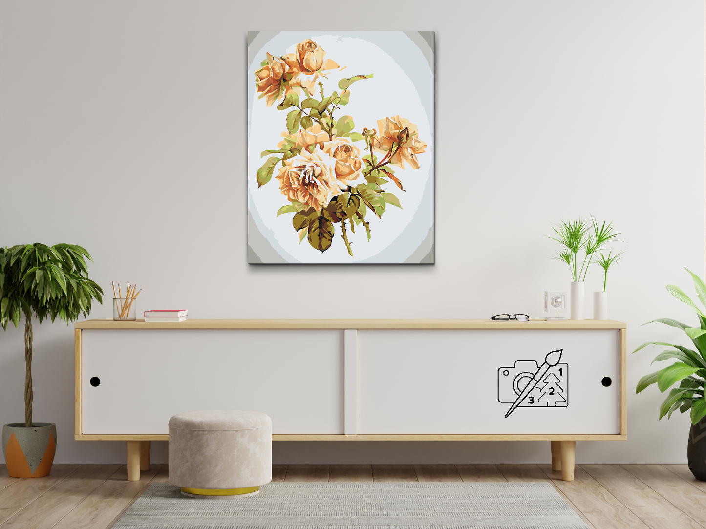 Paint by Numbers - Vintage Flowers IV