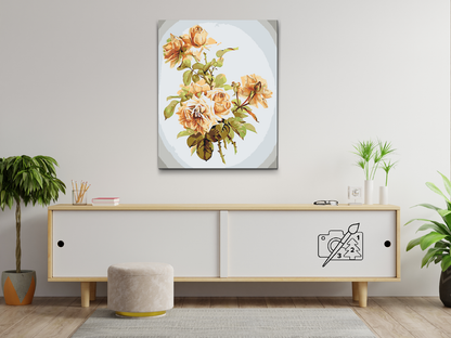 Paint by Numbers - Vintage Flowers IV