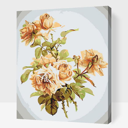 Paint by Numbers - Vintage Flowers IV