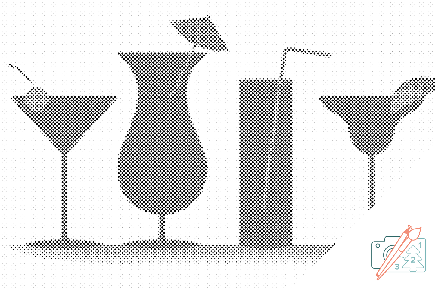 Mal-med-prikker -  Favorit Coctail