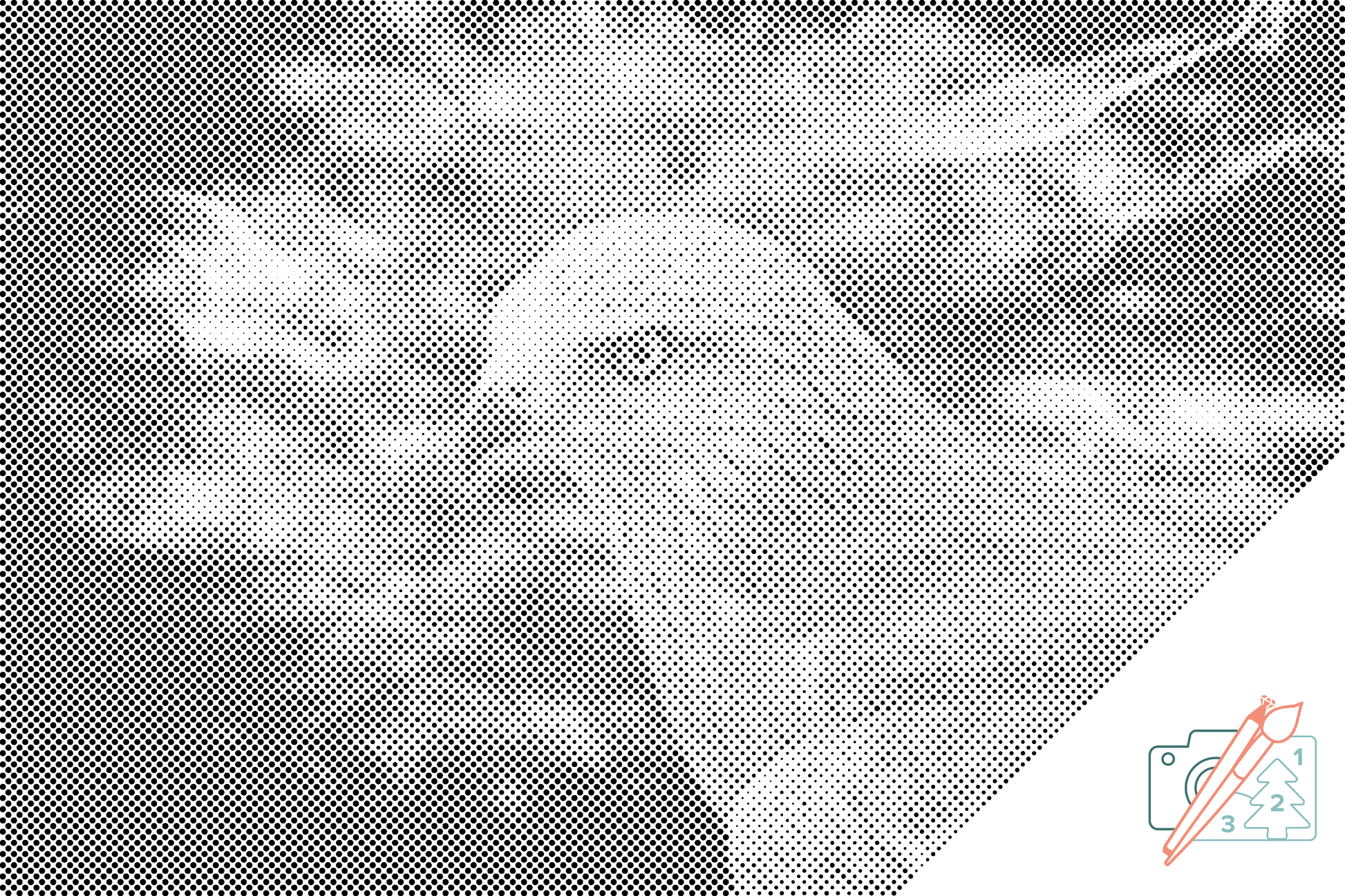 Mal-med-prikker -  Falcon