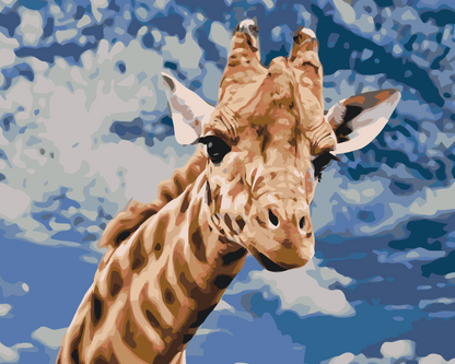 Paint by Numbers - Nysgerrig giraf