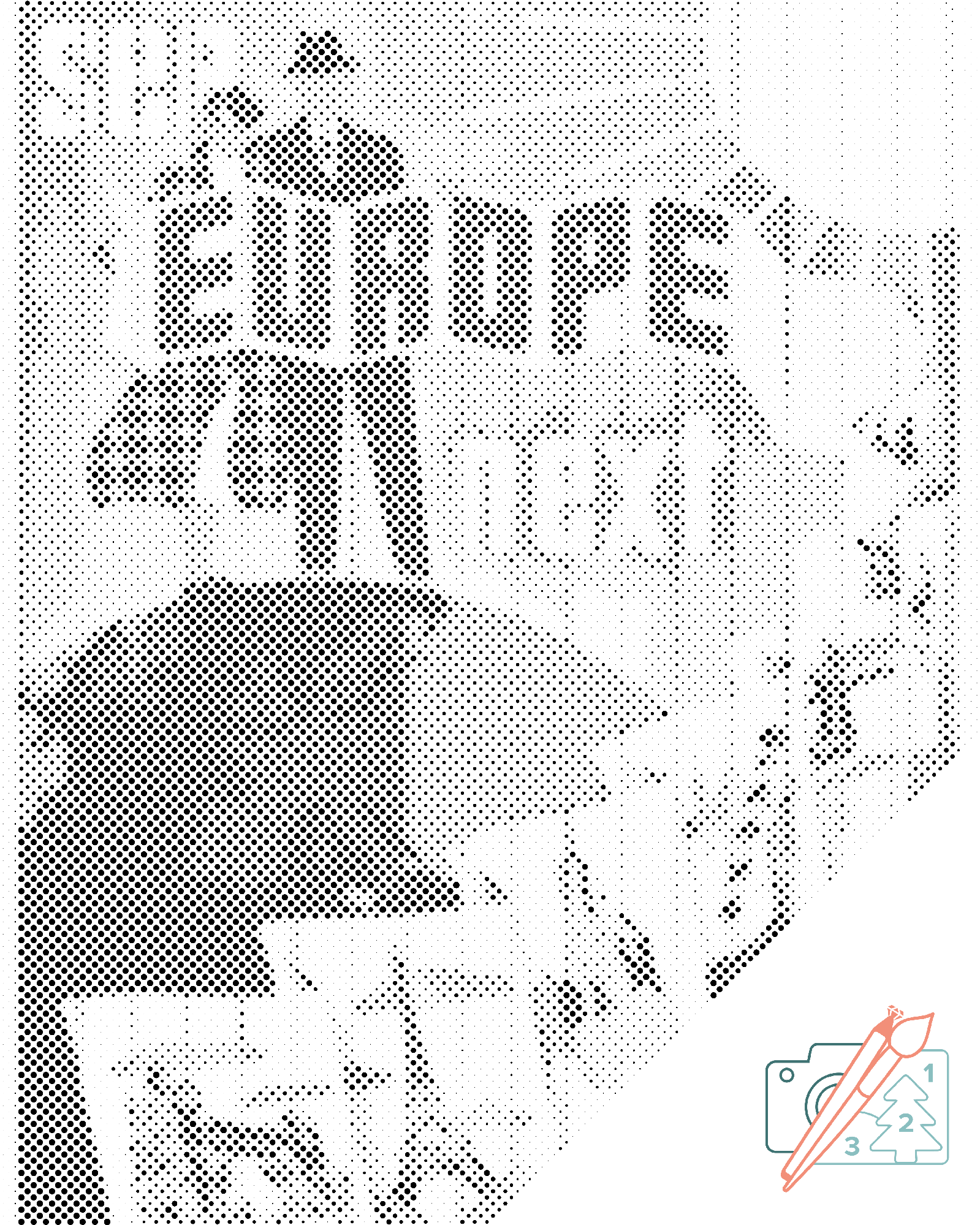 Mal-med-prikker -  Rejser rundt i Europa