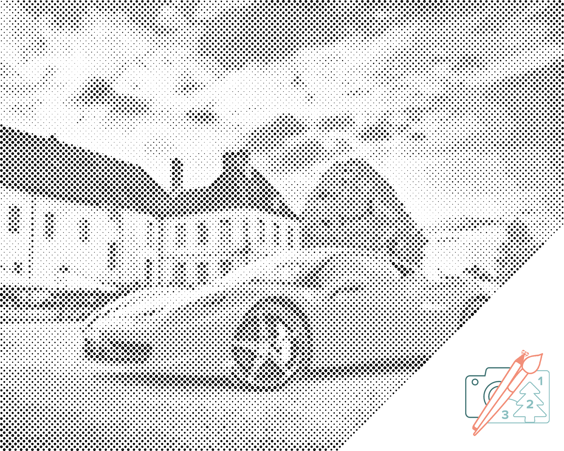 Mal-med-prikker -  Ferrari