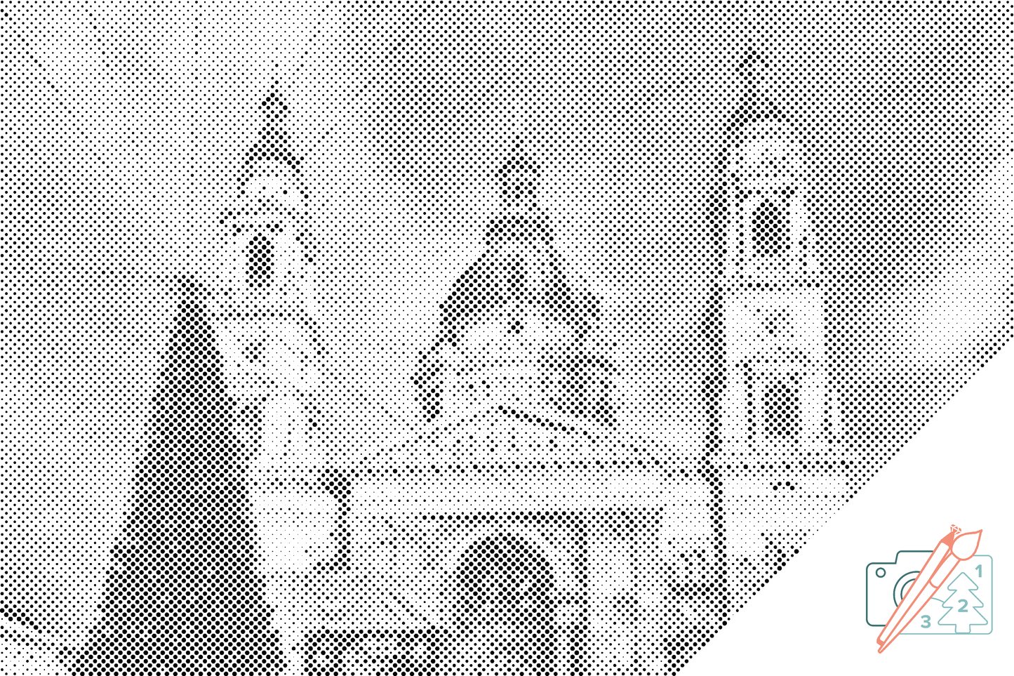 Mal-med-prikker -  Sankt Stefans Basilika, Budapest