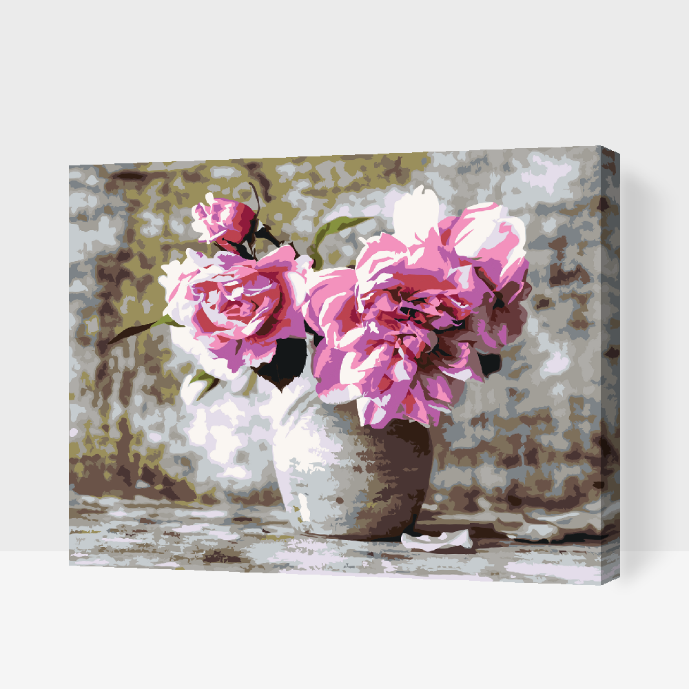 Paint by Numbers - Pink Roses