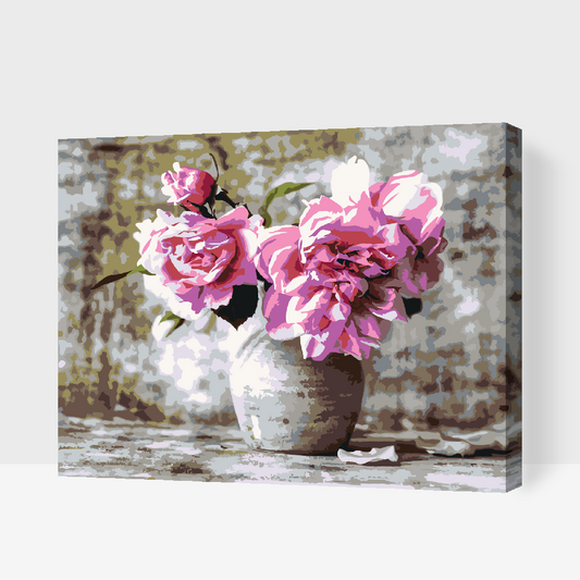 Paint by Numbers - Pink Roses
