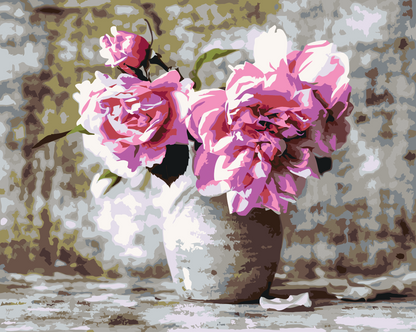 Paint by Numbers - Pink Roses