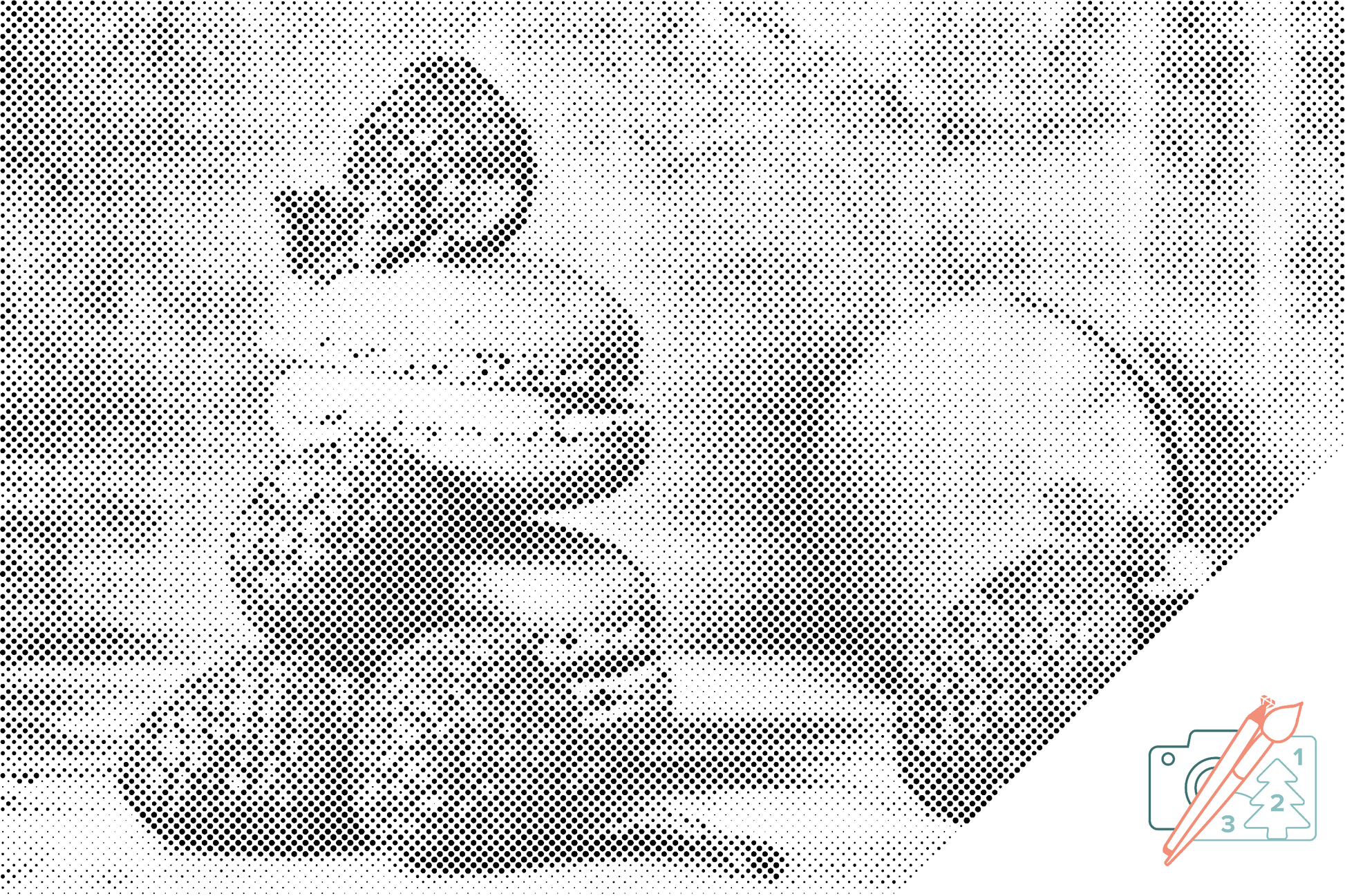 Mal-med-prikker -  Macarons og hindbær