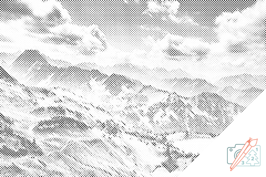 Mal-med-prikker -  Oberstdorf Alperne