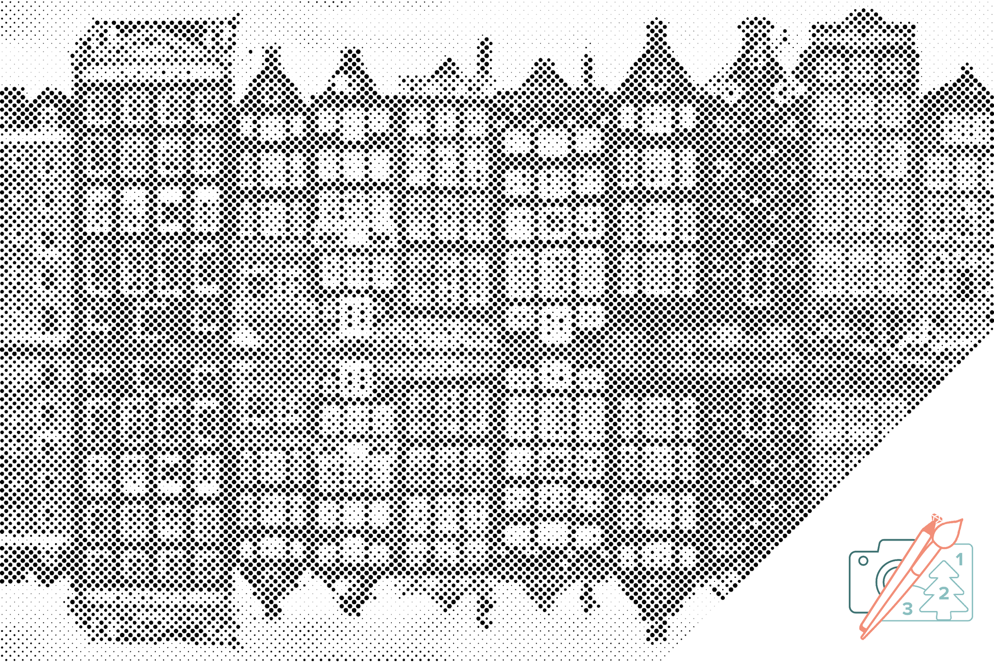 Mal-med-prikker -  Amsterdam i Amsterdam