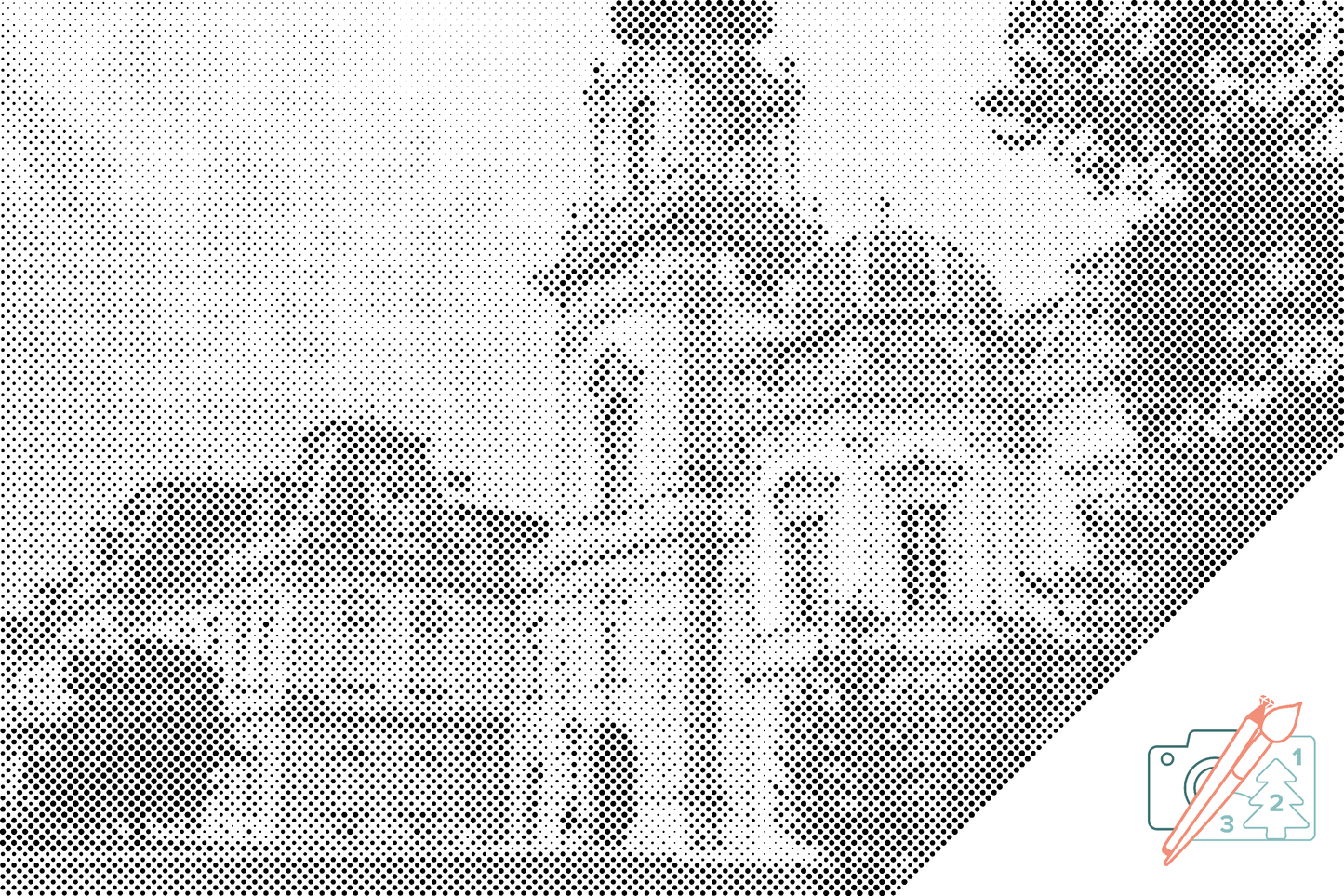 Mal-med-prikker -  Palads Keszthely