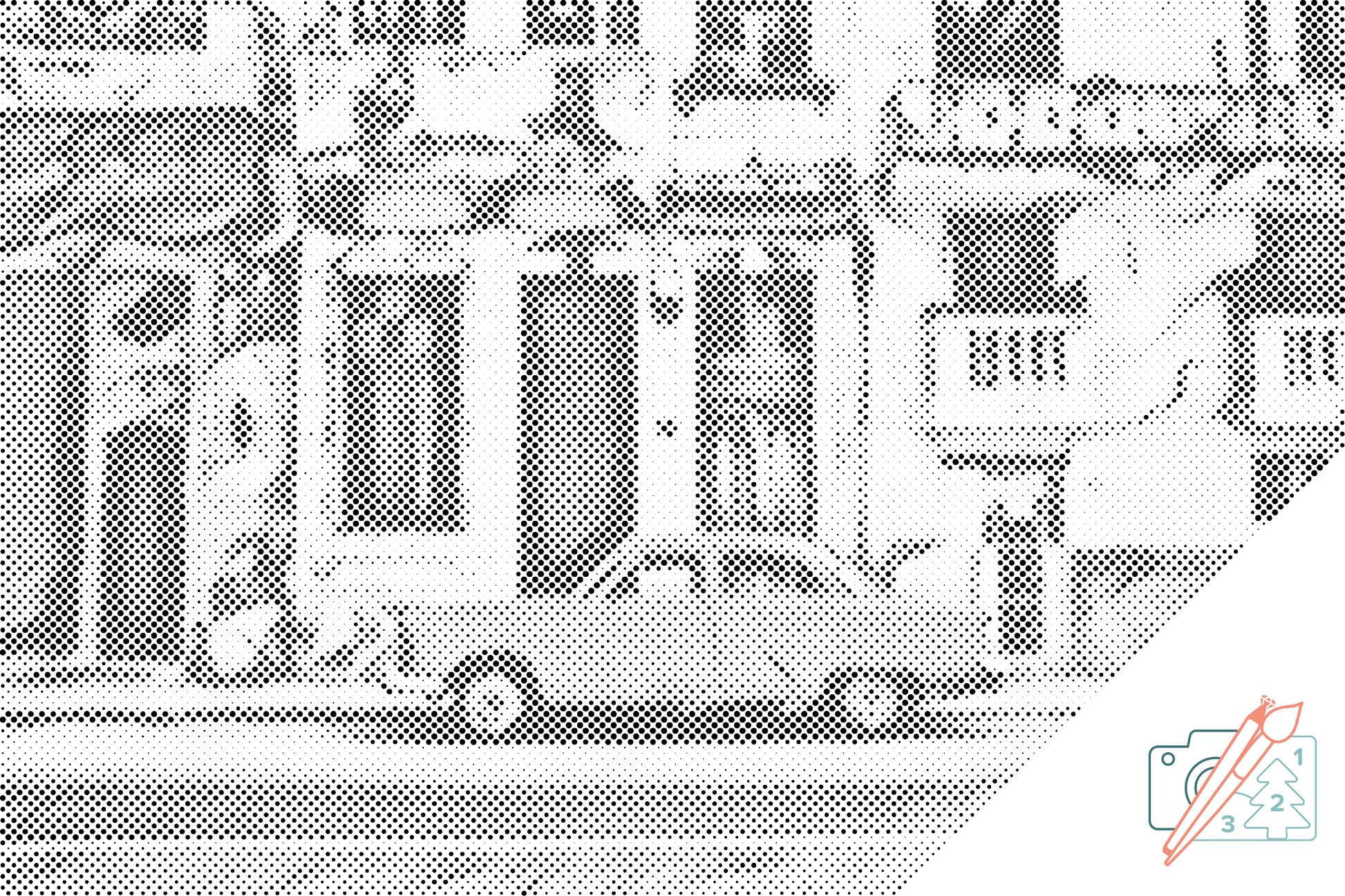Mal-med-prikker -  At rejse rundt i Cuba i bil