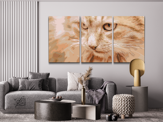 Paint by Numbers - Jagtkat (sæt af 3)