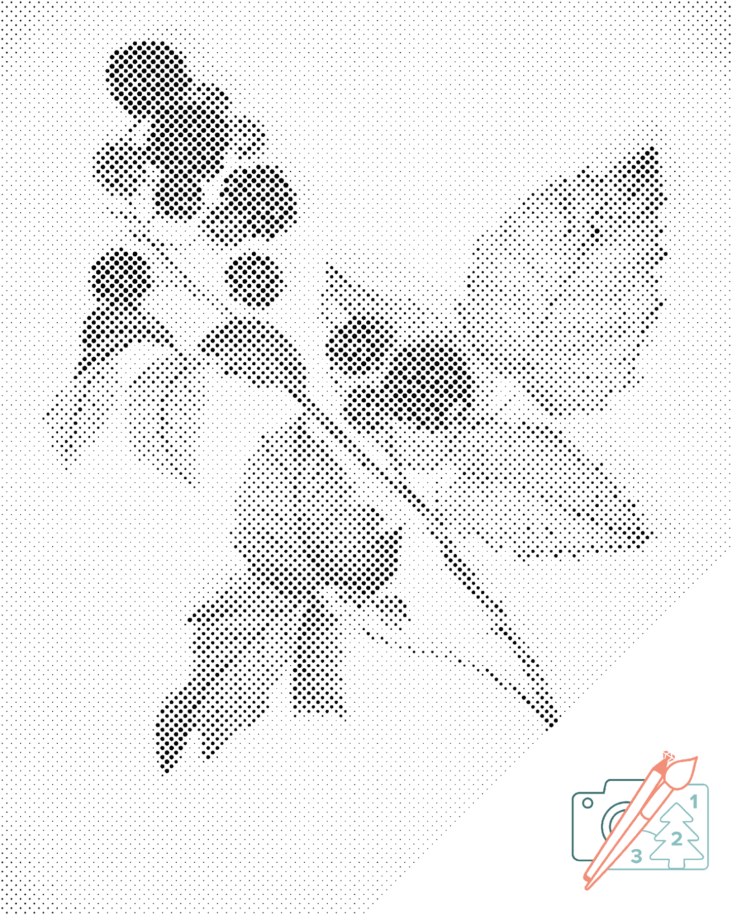 Mal-med-prikker -  Vintage Blackberry