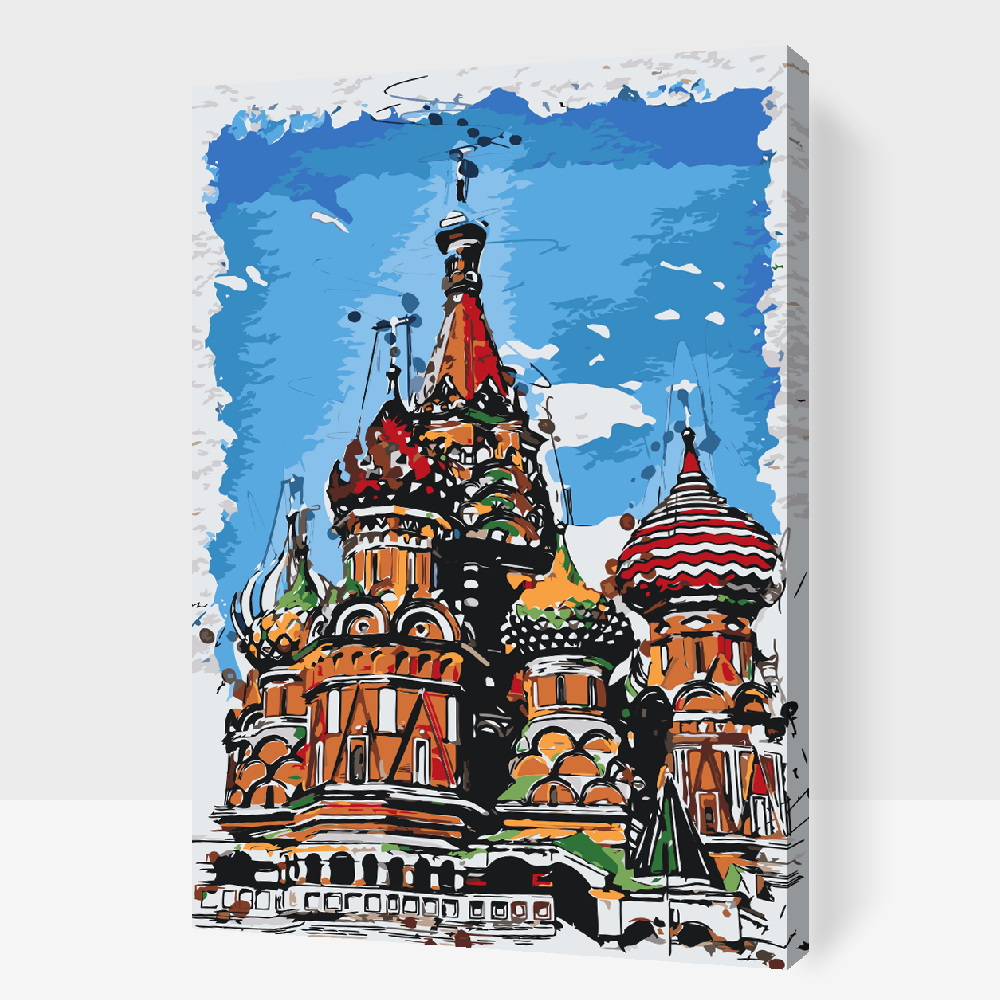 Paint by Numbers - Sankt Basils Katedral
