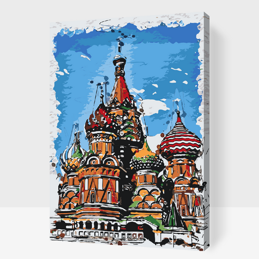 Paint by Numbers - Sankt Basils Katedral