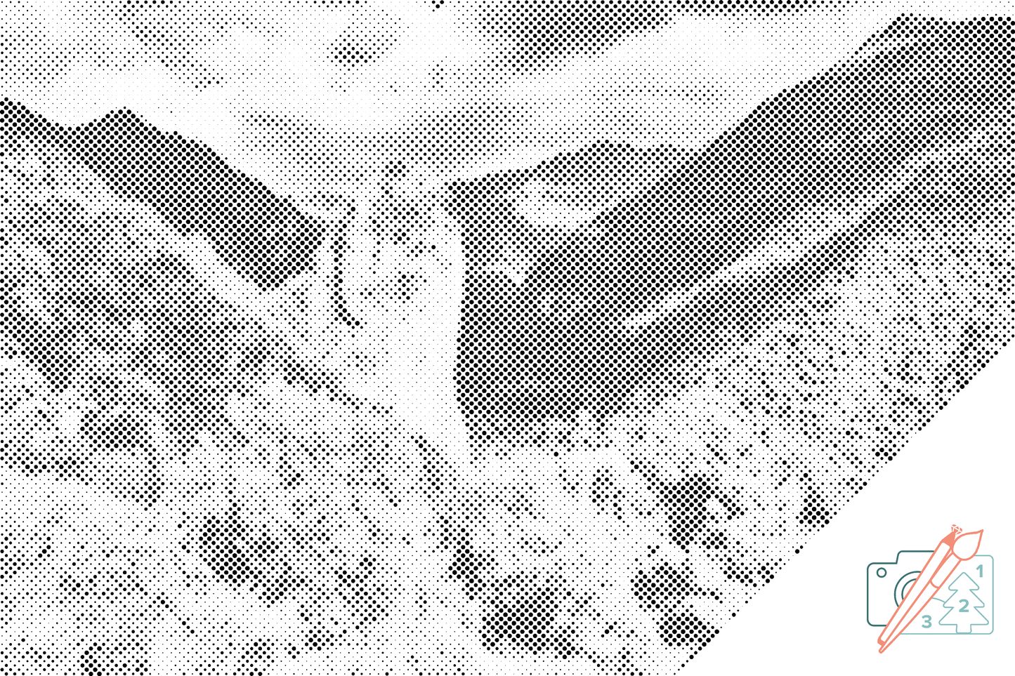 Mal-med-prikker -  Orsomarso, Calabrien