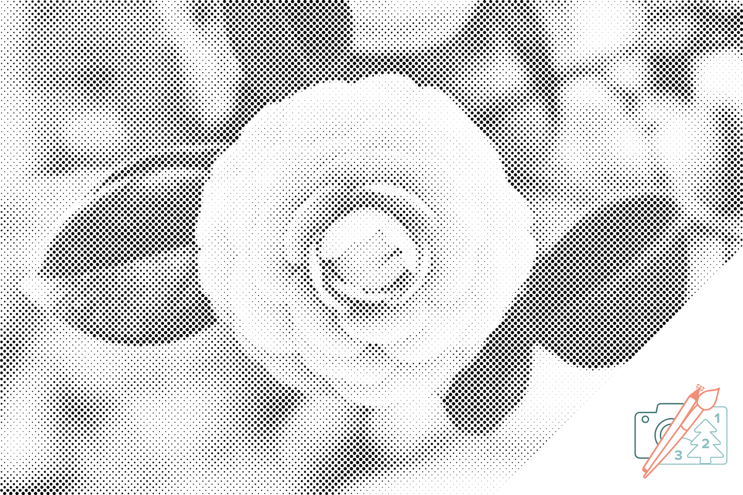 Mal-med-prikker -  Camellia