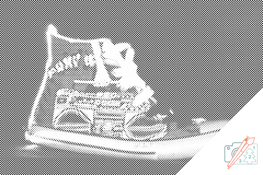 Mal-med-prikker -  Lightning Sneaker