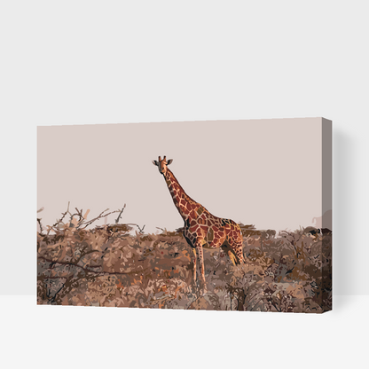 Paint by Numbers - Giraf i naturen