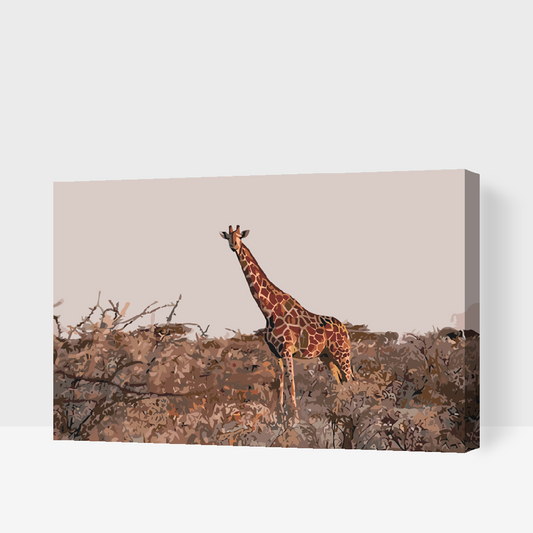Paint by Numbers - Giraf i naturen